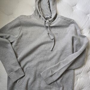 Champion Light Gray Pullover Hoodie Sweatshirt Men's Large NEW NWT